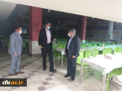 بازدید معاون نظارت و ارزیابی از امکانات رفاهی دانشگاه 5