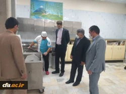 بازدید معاون نظارت و ارزیابی از امکانات رفاهی دانشگاه 6