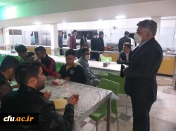 بازدید معاون نظارت و ارزیابی از امکانات رفاهی دانشگاه 9