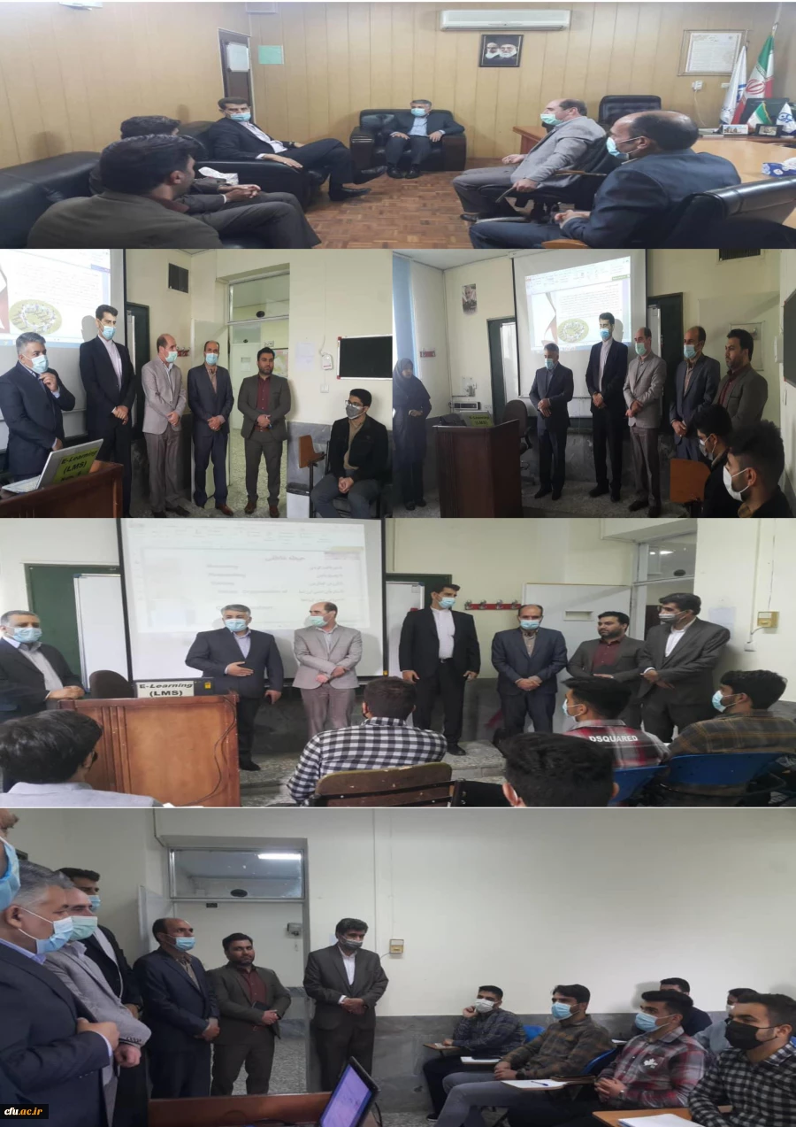بازدید معاون و مدیر کل نظارت و ارزیابی دانشگاه فرهنگیان از پردیس های دانشگاه فرهنگیان استان البرز 2