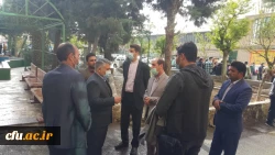 بازدید معاون و مدیر کل نظارت و ارزیابی دانشگاه فرهنگیان از پردیس های دانشگاه فرهنگیان استان البرز 14