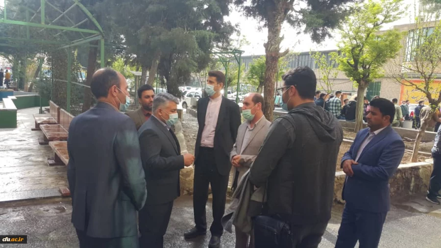بازدید معاون و مدیر کل نظارت و ارزیابی دانشگاه فرهنگیان از پردیس های دانشگاه فرهنگیان استان البرز 14