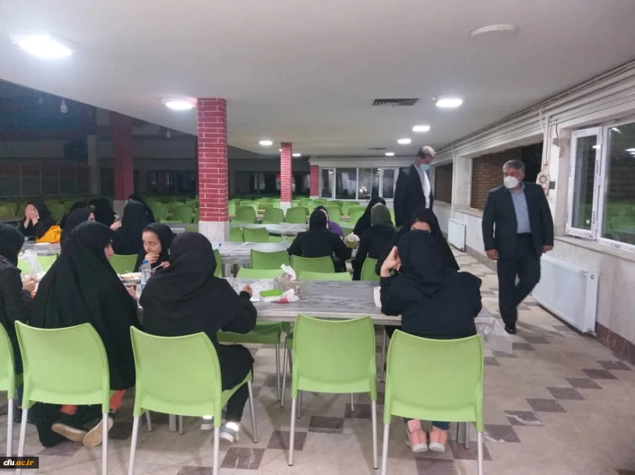 بازدید معاون نظارت و ارزیابی از امکانات رفاهی دانشگاه 3