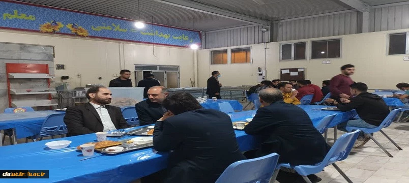 افطاری مدیر کل آموزش و پرورش و سرپرست مدیریت امور پردیس های استان اردبیل با دانشجومعلمان