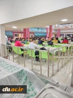 نشست صمیمی هیات رئیسه با دانشجویان در سراها و سلف سرویس دانشجویی   6