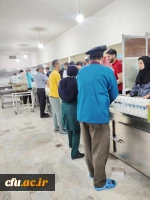 نشست صمیمی هیات رئیسه با دانشجویان در سراها و سلف سرویس دانشجویی   7