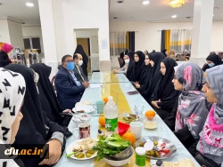 حضور معاون دانشجویی دانشگاه در مراسم افطاری دانشجومعلمان پردیس نسیبه 4