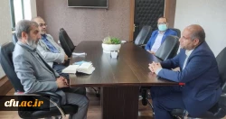 دیدار دکتر کیخا رئیس دانشگاه فرهنگیان گلستان با دکتر منتظری نماینده مردم گرگان و آق قلا در مجلس شورای اسلامی 2