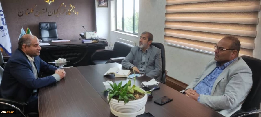 دیدار دکتر کیخا رئیس دانشگاه فرهنگیان گلستان با دکتر منتظری نماینده مردم گرگان و آق قلا در مجلس شورای اسلامی 6