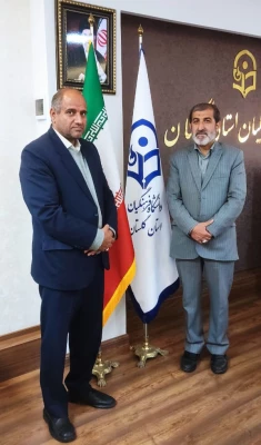 دیدار دکتر کیخا رئیس دانشگاه فرهنگیان گلستان با دکتر منتظری نماینده مردم گرگان و آق قلا در مجلس شورای اسلامی 5