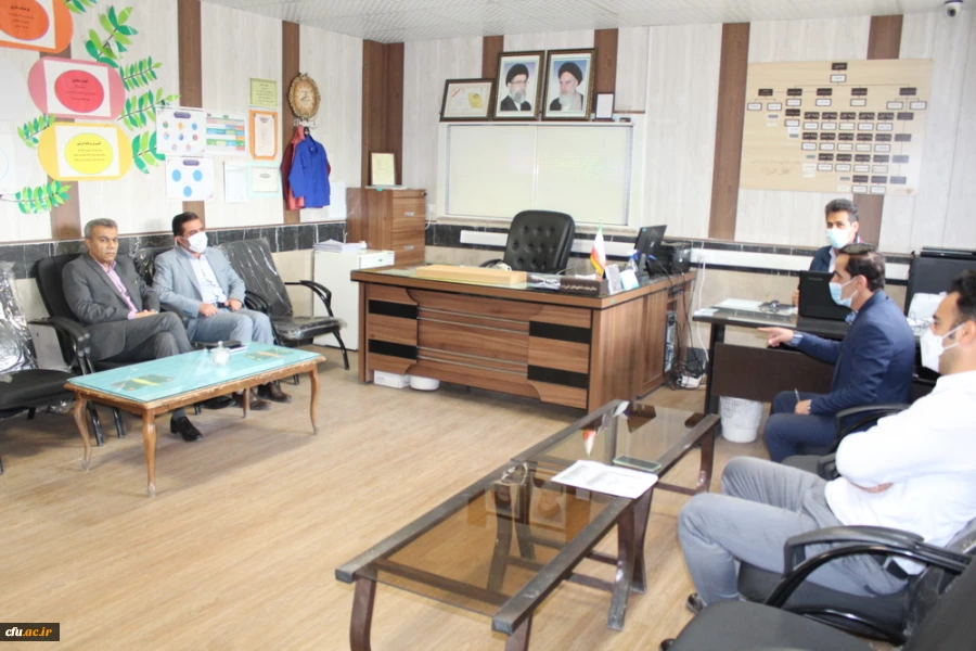 بازدید هیات رئیسه دانشگاه فرهنگیان از مدارس مجری طرح کارورزی 3