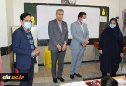 بازدید هیات رئیسه دانشگاه فرهنگیان از مدارس مجری طرح کارورزی 5