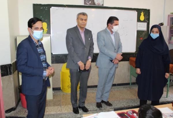 بازدید هیات رئیسه دانشگاه فرهنگیان از مدارس مجری طرح کارورزی 5