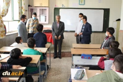 بازدید هیات رئیسه دانشگاه فرهنگیان از مدارس مجری طرح کارورزی 7