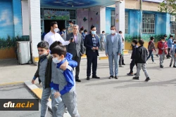 بازدید هیات رئیسه دانشگاه فرهنگیان از مدارس مجری طرح کارورزی 8