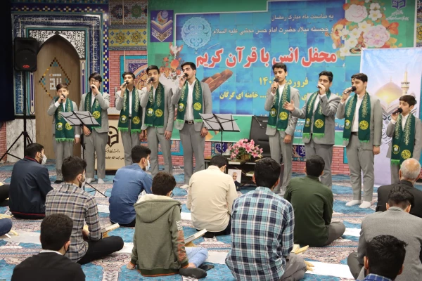 محفل معنوی انس با قرآن کریم در پردیس آیت الله خامنه ای گرگان برگزار شد 5