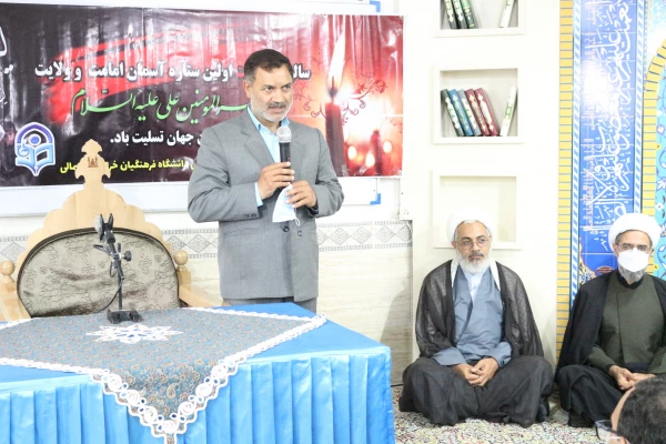 نشست صمیمانه حجت الاسلام نوری امام جمعه استان خراسان شمالی با دانشجو معلمان و همکاران پردیس امام جعفر صادق (ع) واحد خواهران دانشگاه فرهنگیان  2