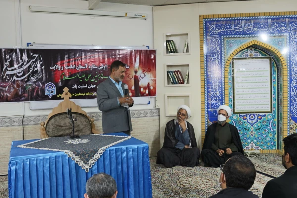 نشست صمیمانه حجت الاسلام نوری امام جمعه استان خراسان شمالی با دانشجو معلمان و همکاران پردیس امام جعفر صادق (ع) واحد خواهران دانشگاه فرهنگیان  2