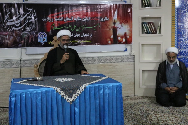 نشست صمیمانه حجت الاسلام نوری امام جمعه استان خراسان شمالی با دانشجو معلمان و همکاران پردیس امام جعفر صادق (ع) واحد خواهران دانشگاه فرهنگیان  2