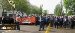 حضور اساتید،کارکنان و دانشجو معلمان دانشگاه فرهنگیان استان اردبیل در راهپیمایی روز جهانی قدس
