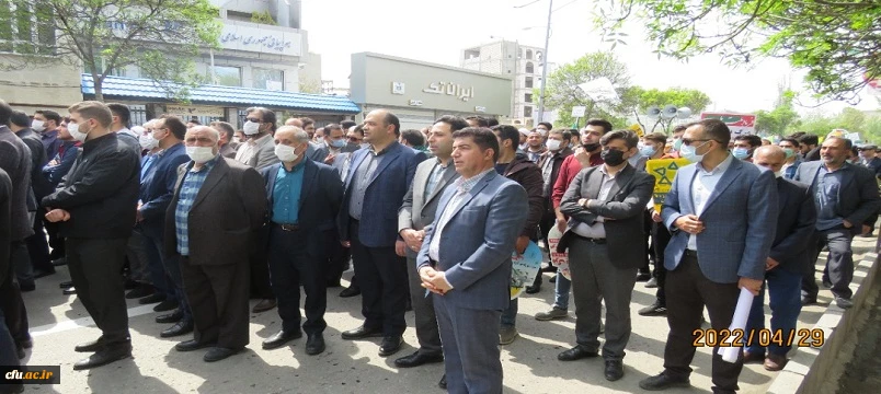 حضور اساتید،کارکنان و دانشجو معلمان دانشگاه فرهنگیان استان اردبیل در راهپیمایی روز جهانی قدس
