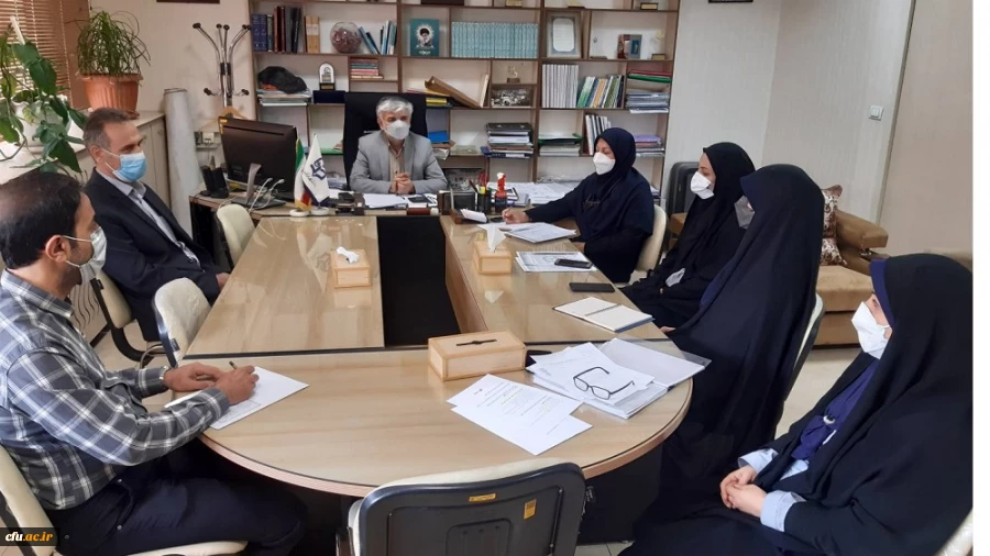 گزارش بازدید اداره کل خدمات آموزشی دانشگاه از پردیس های مدیریت استان تهران  3