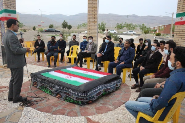 اجرای طرح معنوی«ضیافت شهدا» در دانشگاه فرهنگیان خراسان شمالی 9