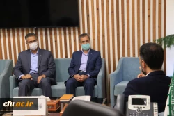 دیدار سرپرست دانشگاه فرهنگیان یزد با رئیس سازمان مدیریت و برنامه ریزی استان
 2