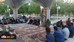 طرح ضیافت شهدا با حضور دانشجو معلمان دانشگاه فرهنگیان سیستان وبلوچستان درجوار مزار شهید خوشنام  3