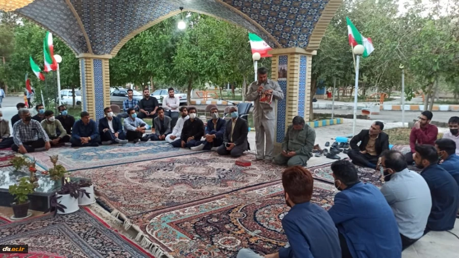 طرح ضیافت شهدا با حضور دانشجو معلمان دانشگاه فرهنگیان سیستان وبلوچستان درجوار مزار شهید خوشنام  3