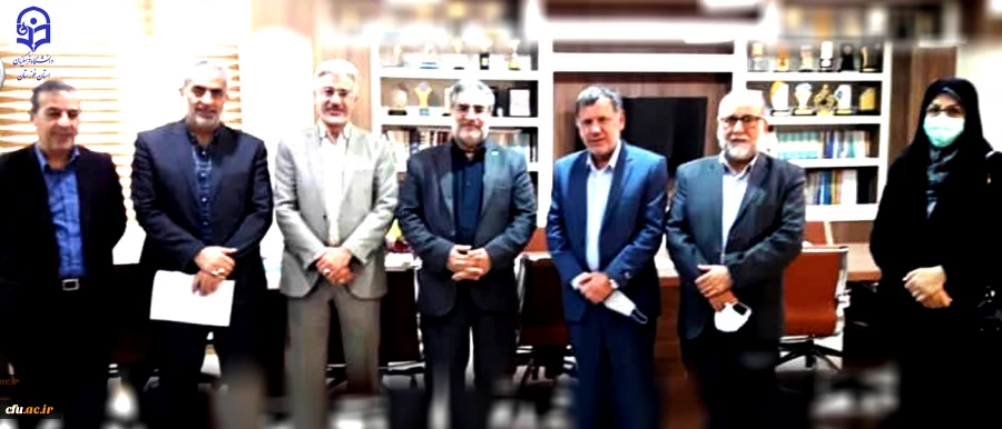 دیدار مدیردانشگاه فرهنگیان استان به همراه معاونان با مدیرکل جدید آموزش و پرورش استان خوزستان 2