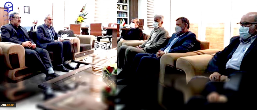 دیدار مدیردانشگاه فرهنگیان استان به همراه معاونان با مدیرکل جدید آموزش و پرورش استان خوزستان 3