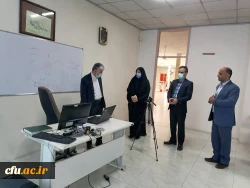 بازدید سرپرست معاونت آموزش و تحصیلات تکمیلی دانشگاه از نحوه برگزاری کلاس های حضوری مراکز استانی مازندران 2