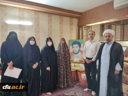 دیدار هیات رئیسه با خانواده های معلمان شهید 2