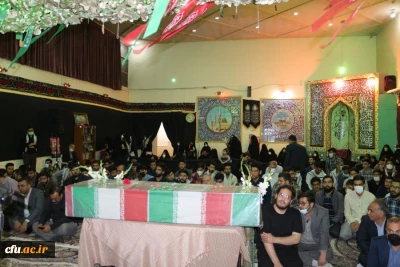 مراسم وداع با شهید گمنام در مرکز آموزش عالی شهدای مکه به روایت تصویر