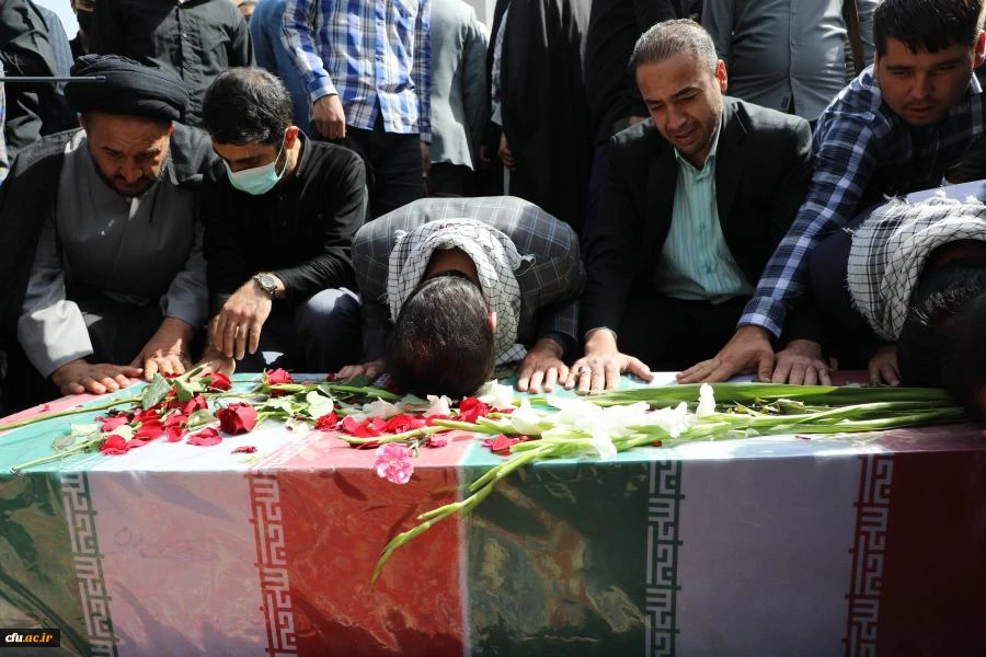 مراسم تشییع و تدفین شهید خوشنام