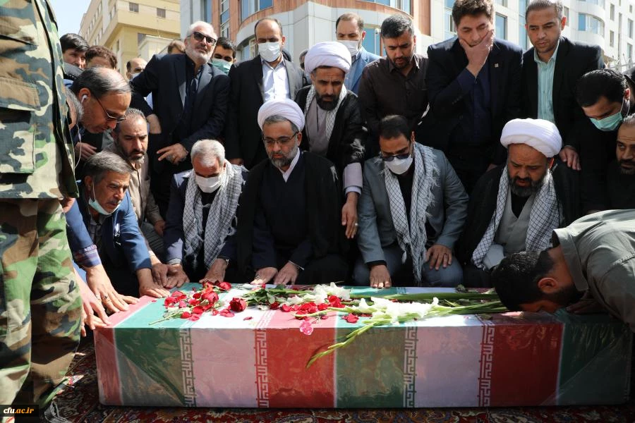 مراسم تشییع و تدفین شهید خوشنام