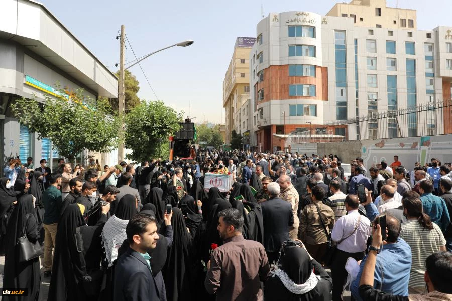 مراسم تشییع و تدفین شهید خوشنام