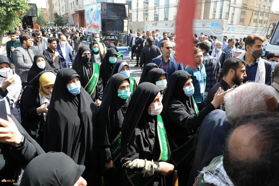 مراسم تشییع و تدفین شهید خوشنام