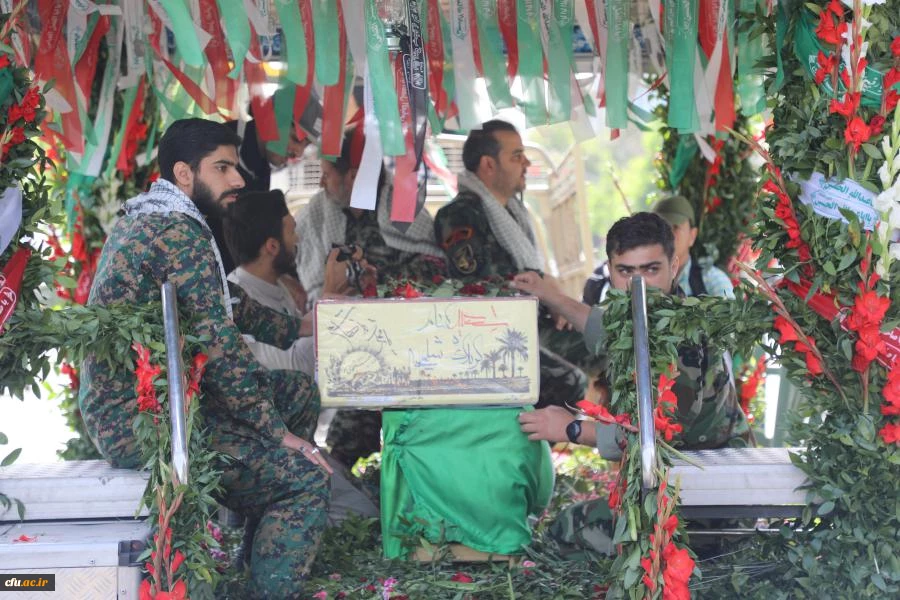 مراسم تشییع و تدفین شهید خوشنام