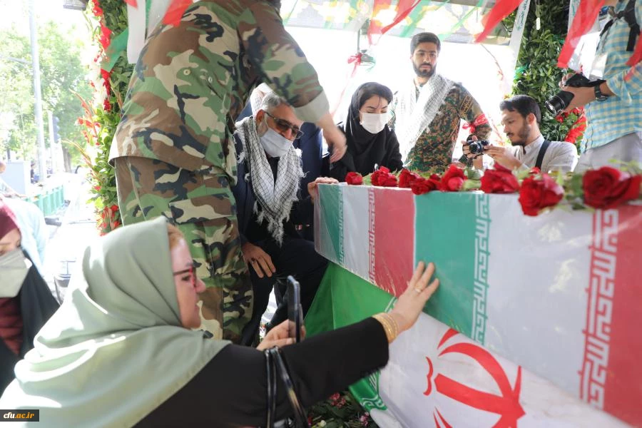 مراسم تشییع و تدفین شهید خوشنام