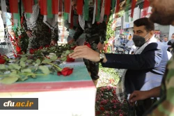 مراسم تشییع و تدفین شهید خوشنام