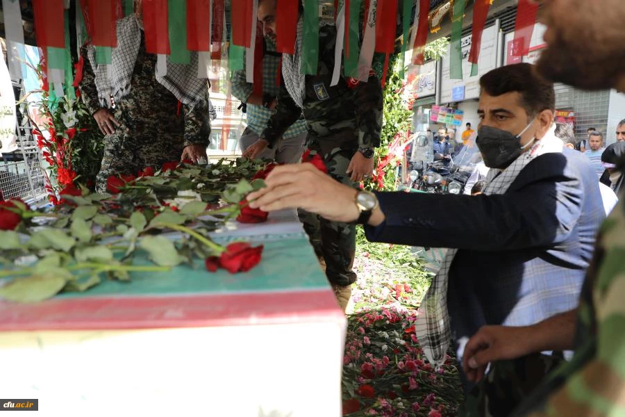 مراسم تشییع و تدفین شهید خوشنام