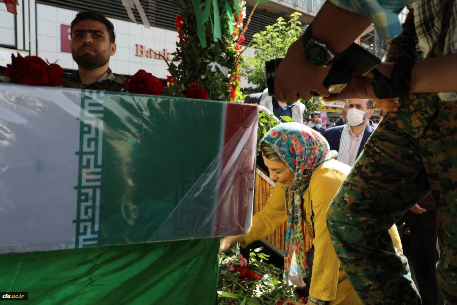 مراسم تشییع و تدفین شهید خوشنام