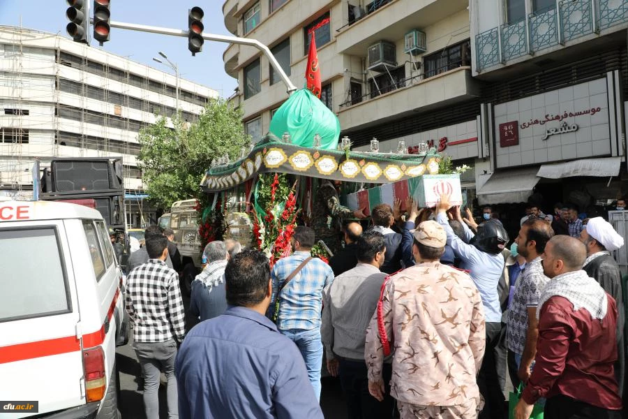 مراسم تشییع و تدفین شهید خوشنام