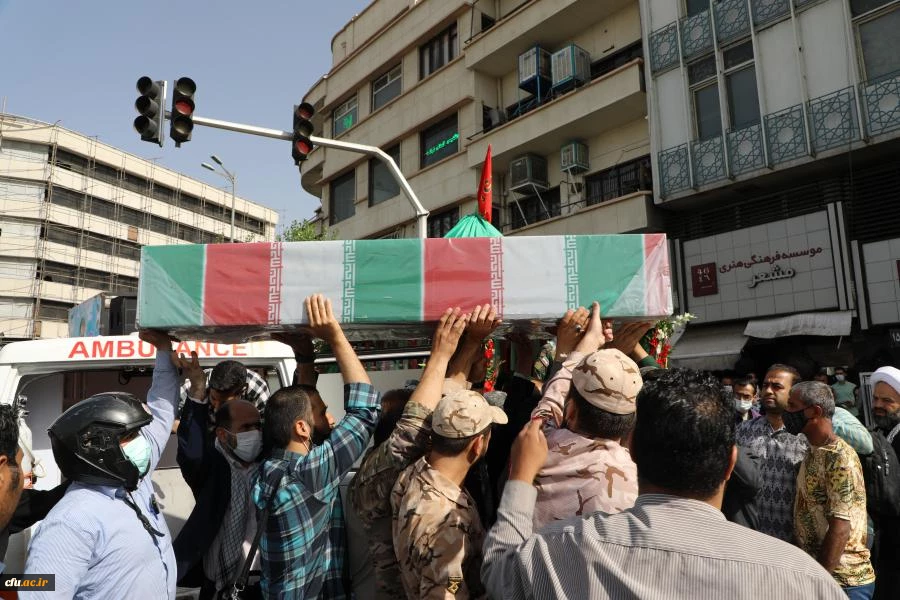 مراسم تشییع و تدفین شهید خوشنام