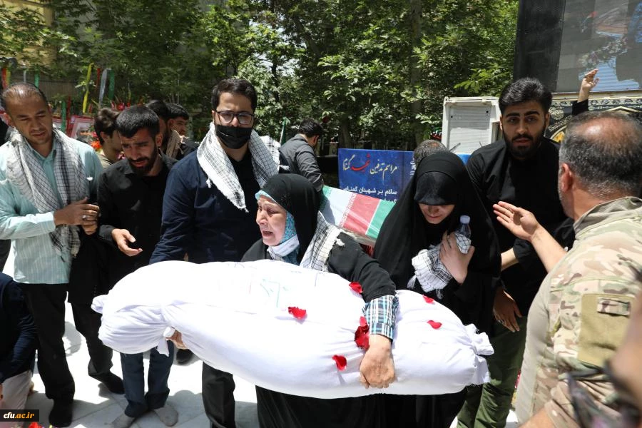 آیین تدفین شهید گمنام