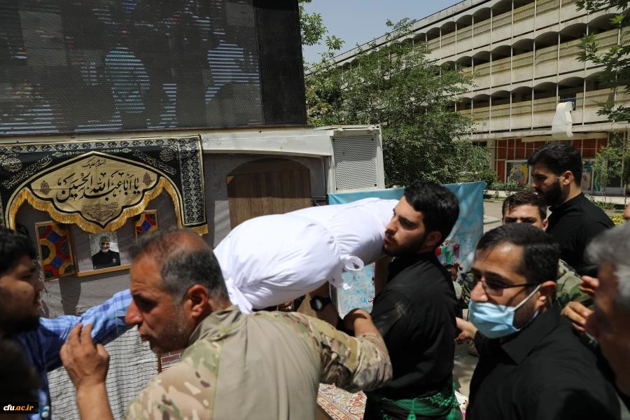 آیین تدفین شهید گمنام