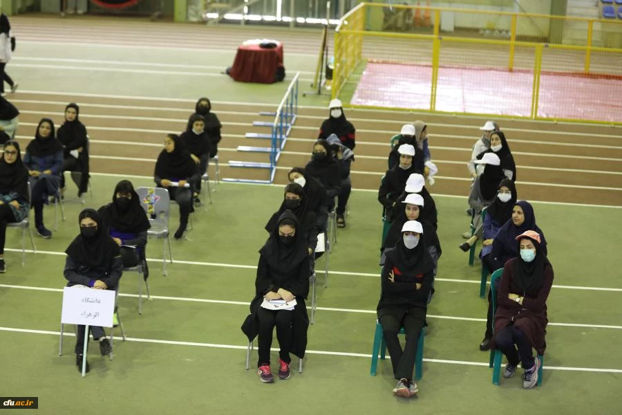 مسابقات ورزشی منطقه یک دانشگاه ها و موسسات آموزش عالی در پردیس نسیبه (رشته دو و میدانی) 4