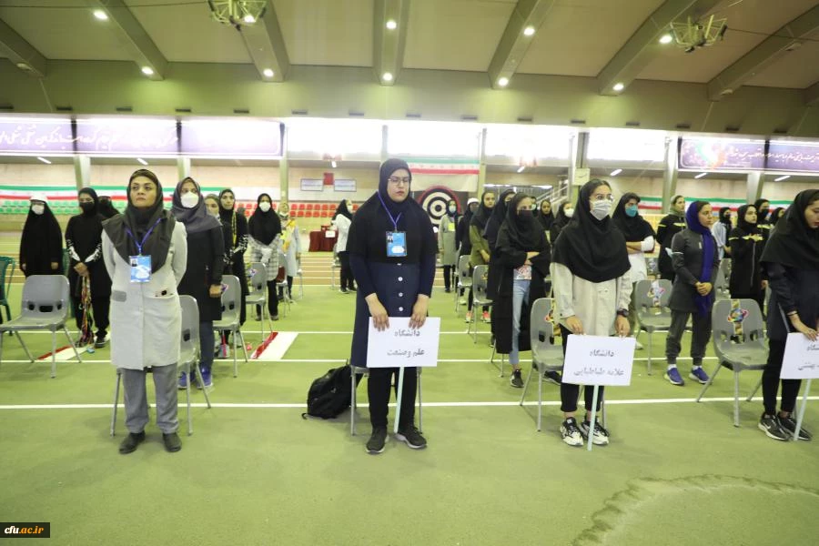 مسابقات ورزشی منطقه یک دانشگاه ها و موسسات آموزش عالی در پردیس نسیبه (رشته دو و میدانی) 8